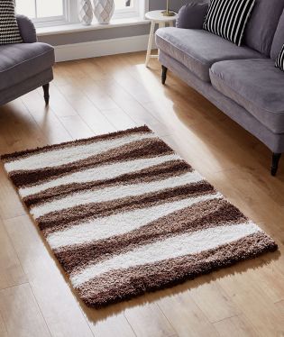 Cosy 09 Ivory Brown 160x230cm