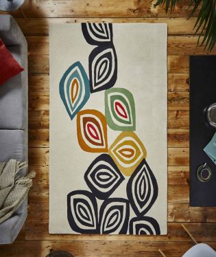 Inaluxe Designer Hand Tufted Colour Fall Wool Rug