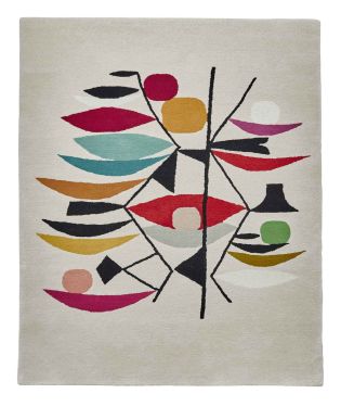 Inaluxe Designer Hand Tufted Shipping News Wool Rug - Cream/Multi - 120x170