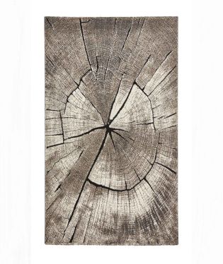 Woodland Modern Tree Trunk Rug - Beige - 120x170